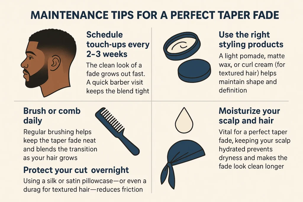 perfect taper fade Tips Chart