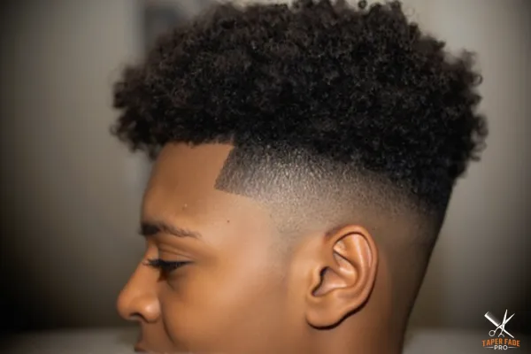 Taper Fade Design for Curly & Afro Hair