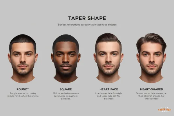 taper fade Based on Face Shape