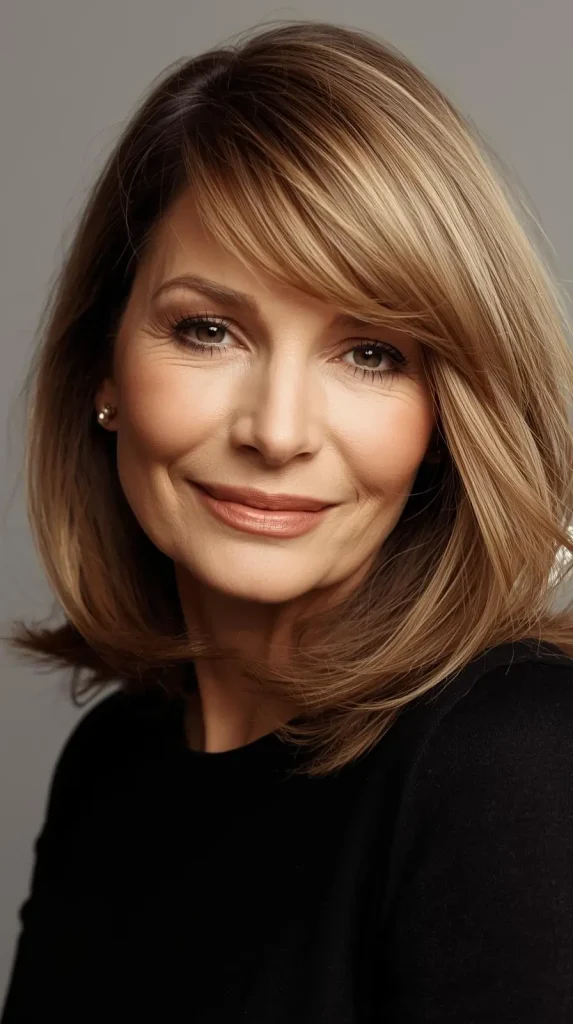 Medium Haircuts For Women Over 50