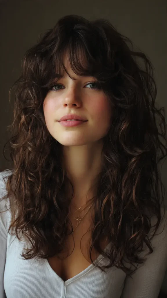 Medium Haircuts With Curly or Wavy Texture