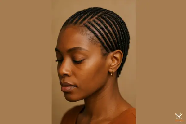 Micro Braid Locs on Short Hair for Definition and Hold