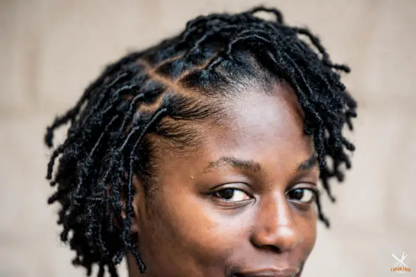 Micro Locs on Short Relaxed Hair for a Smooth Transition
