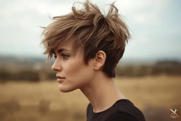 Short Messy Textured Haircut