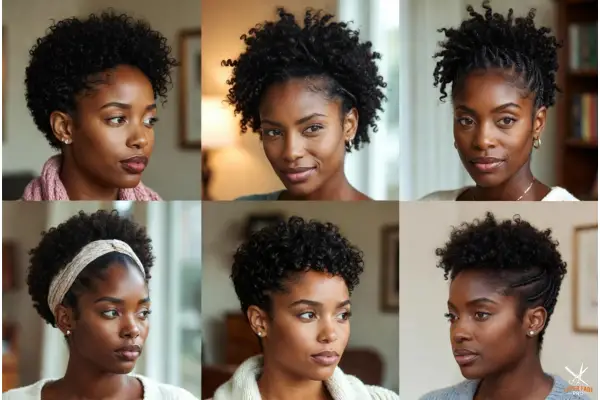 Short Natural Hairstyles for Black Women Winter