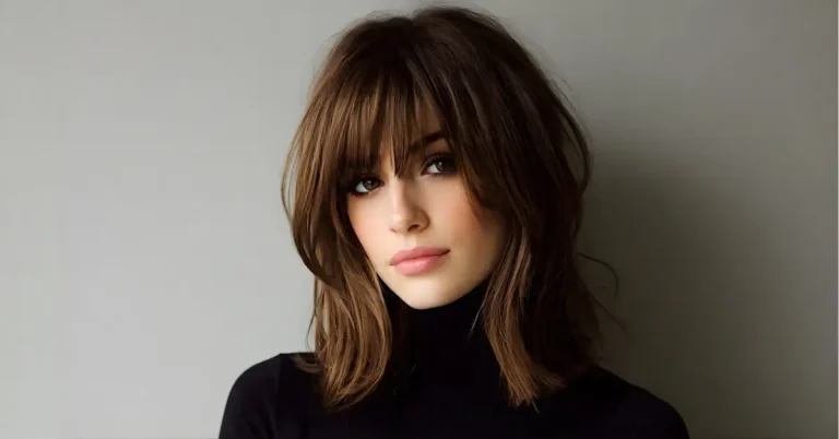 Side Swept Bangs Medium Hair Best Styles, Tips & Face Shapes