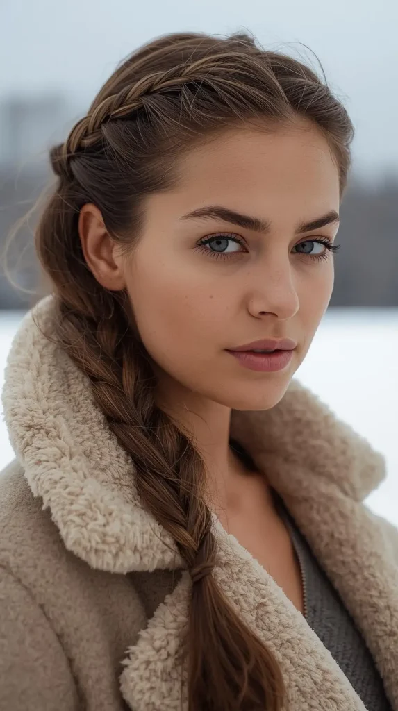 The Cozy Side Braid for Everyday Winter Wear