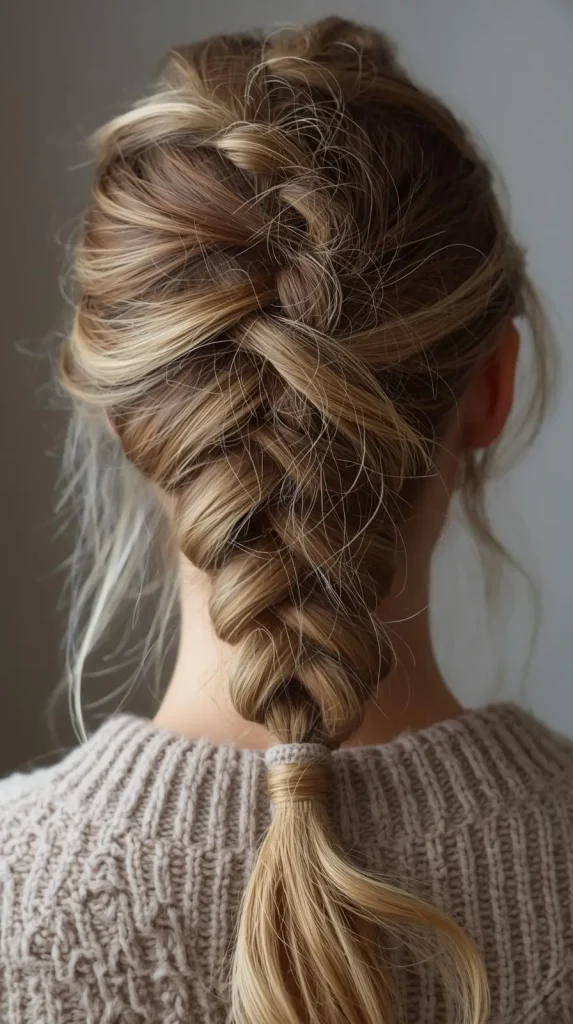The Easy Three-Minute Winter Braid
