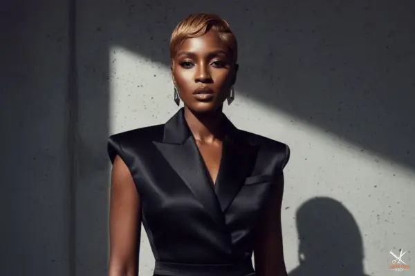 Toni Braxton Short Hair in Photoshoots