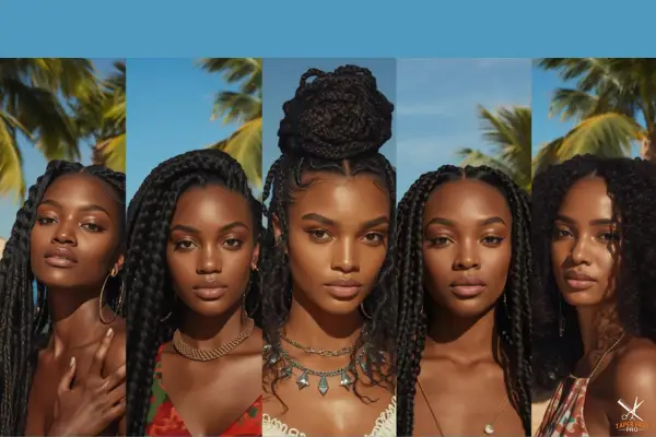 Vacation Winter Hairstyles for Black Women