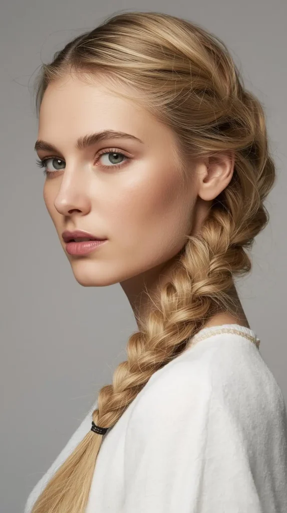 Winter Blonde Hair Braid