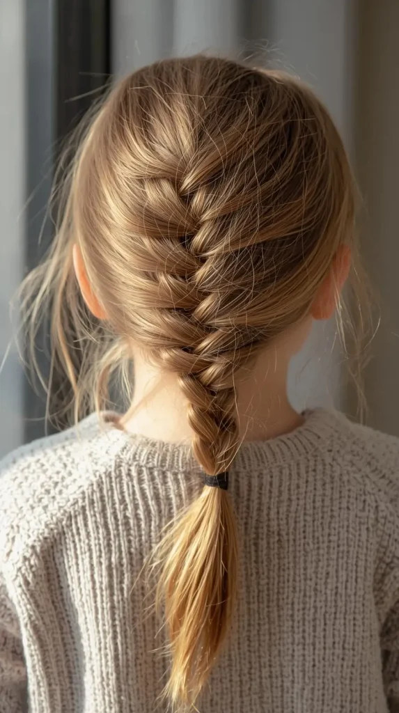 Winter Hair Braid for Kids