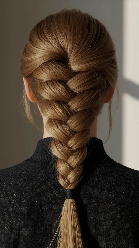 Winter Hair Braid for Thin Hair