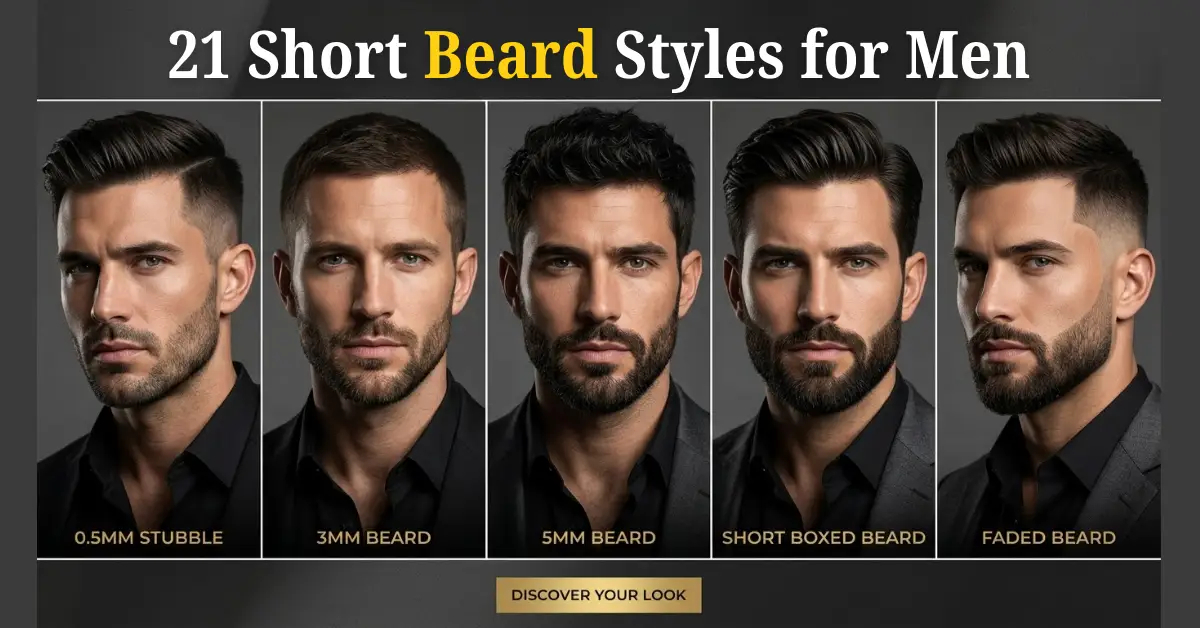 21 Short Beard Styles for Men That Look Clean and Sharp