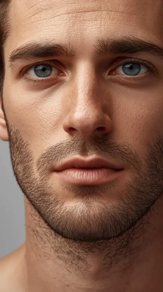 Even Length Stubble beard