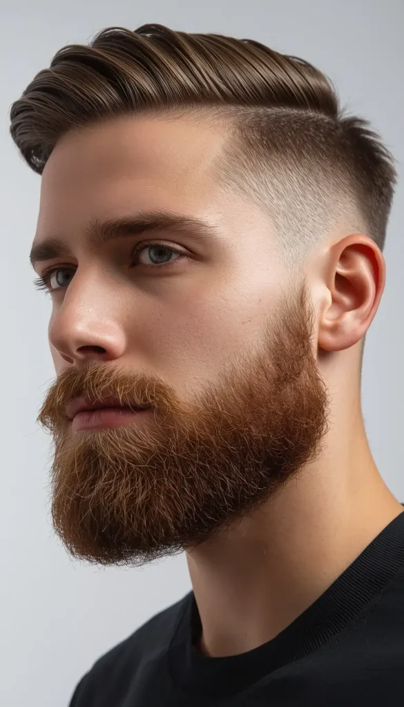 Faded Beard with Longer Chin