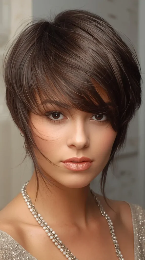 Layered Flip Ends Short Hair
