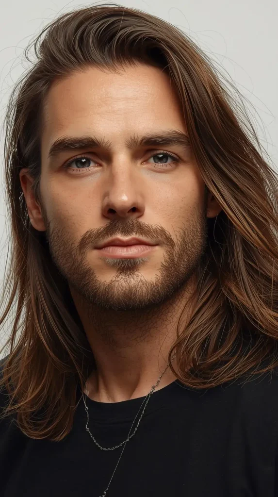Long Hair with Short Boxed Beard