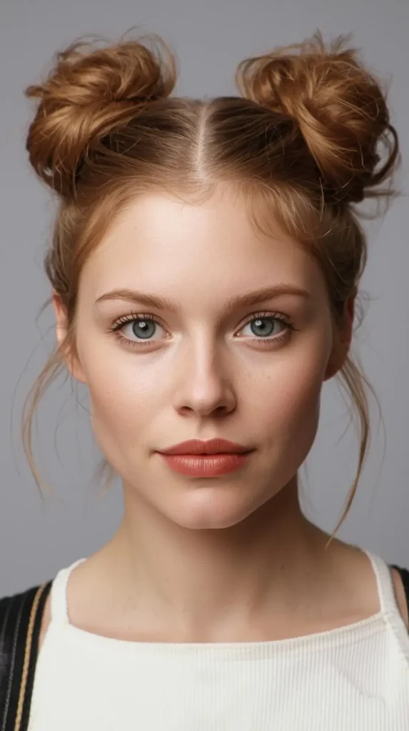 Mini Space Buns Short Hair