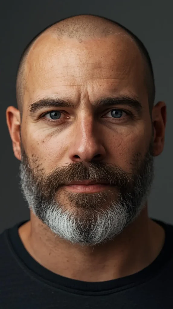 Salt and Pepper Structured Beard