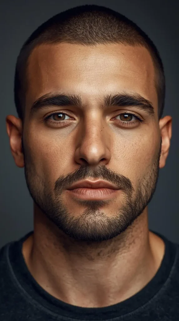 Short Beard for Oval Face