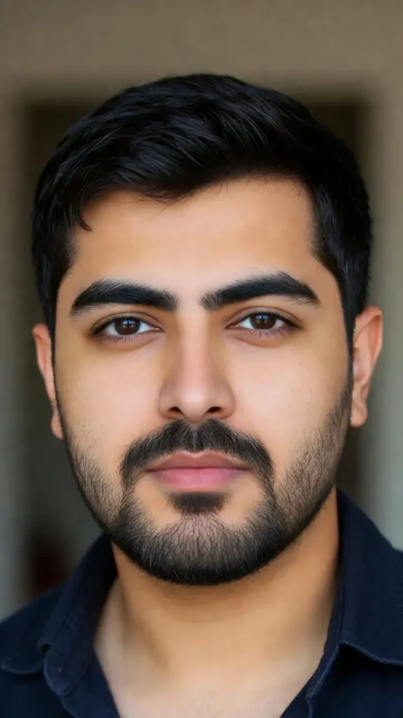 Short Beard for Round Face