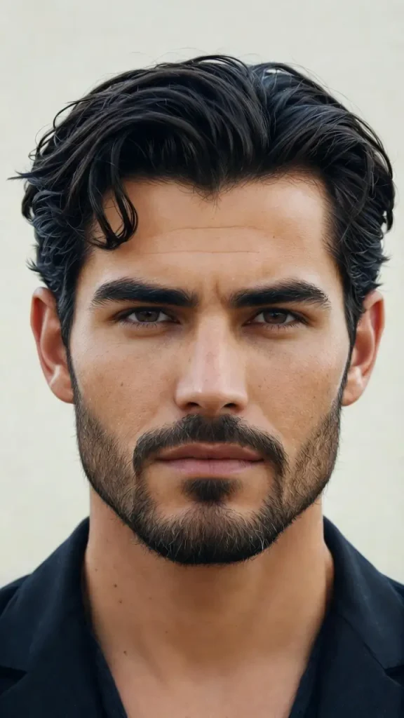 Short Beard for Square Face