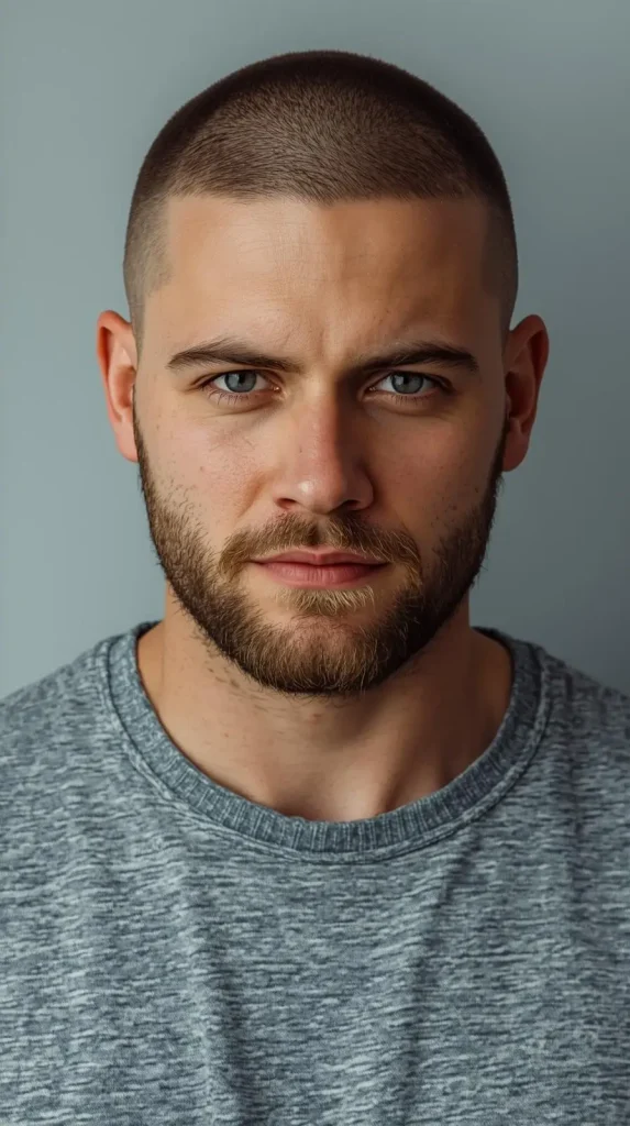 Short Beard with Buzz Cut