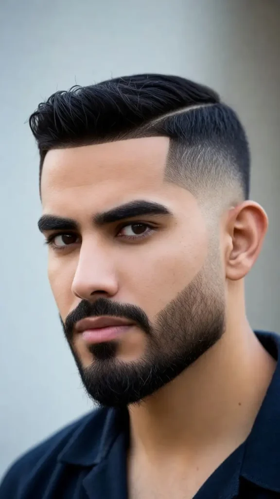 Short Beard with Line Up