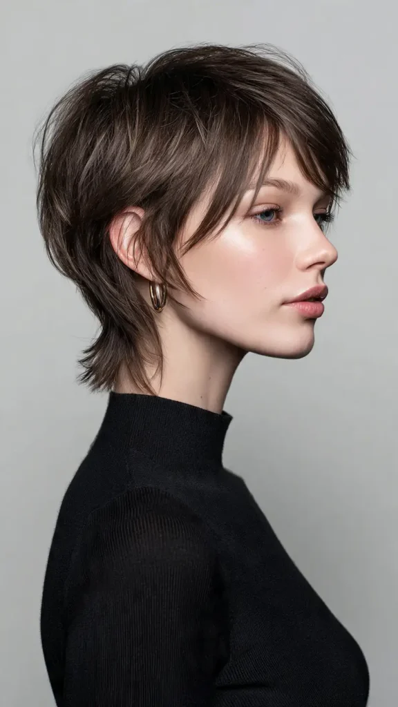 Short Wolf Cut for Thin Hair with Density Illusion