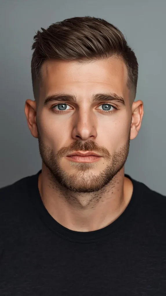 Stubble with Fade beard