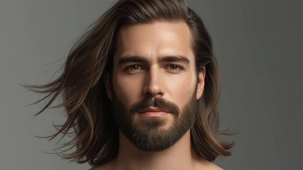 Styling Techniques That Keep Long Hair and Beard Balanced