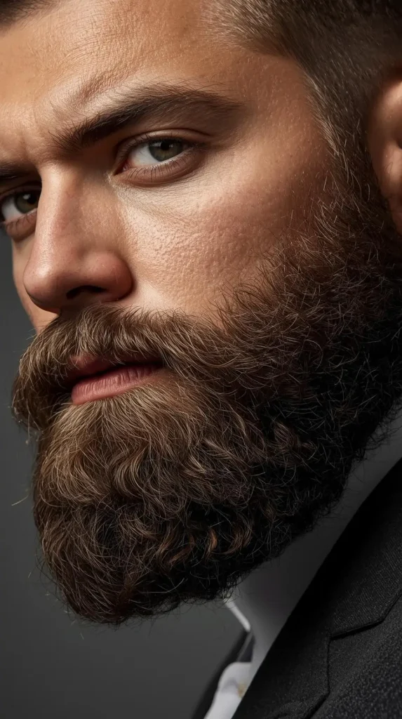 Thick Beard Sculpted Trim