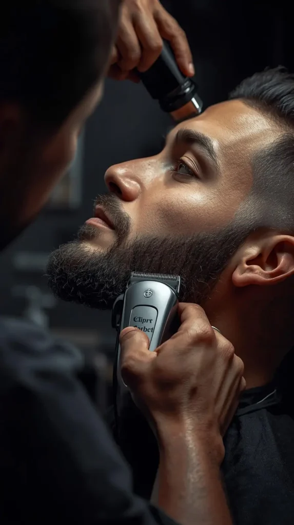 Transition Into Sideburns beard