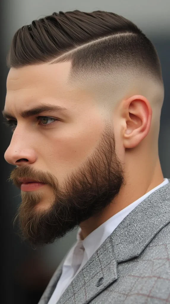 Undercut with Vertical Beard Balance
