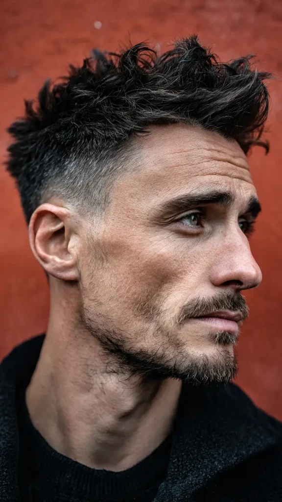 Sharp Jawline Stubble