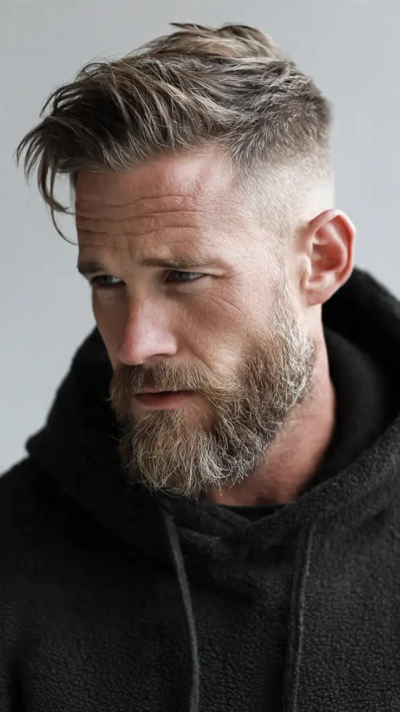 Undercut Hair with Beard