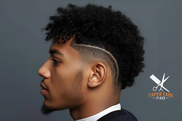 Blackman curly hair Taper Fade