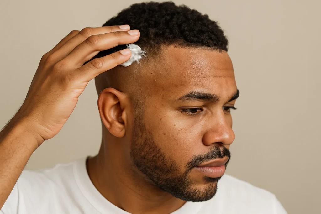 Moisturize The Taper Fade Area to Prevent A Dry Scalp