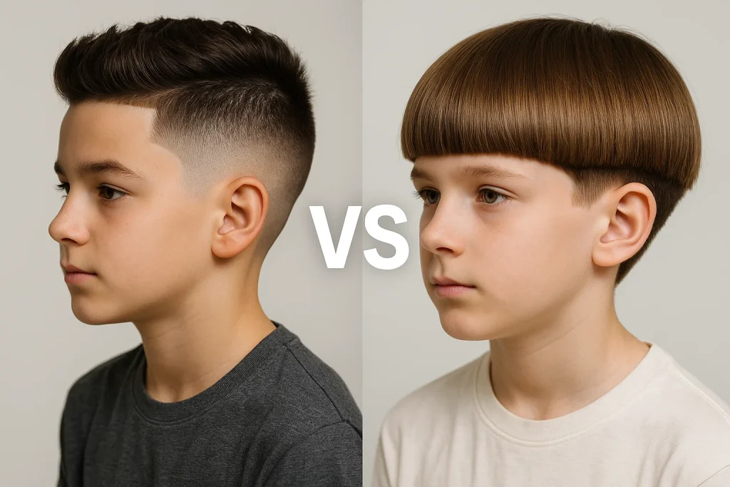 Taper Fade vs Bowl Cut