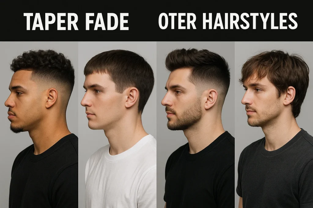 Taper Fade vs Other Hairstyles