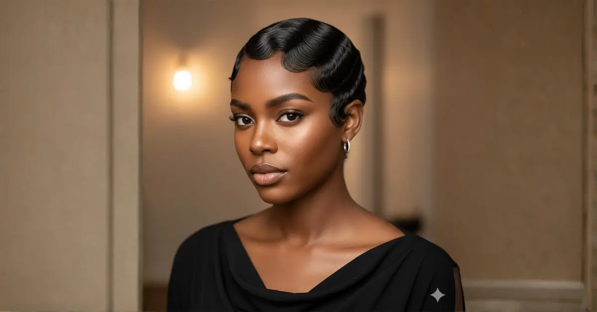 Finger Waves for Black Women Short Hair Classic Elegance Redefined in 2025