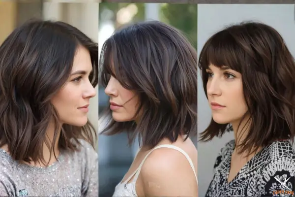 Shoulder-Length Shag haircut
