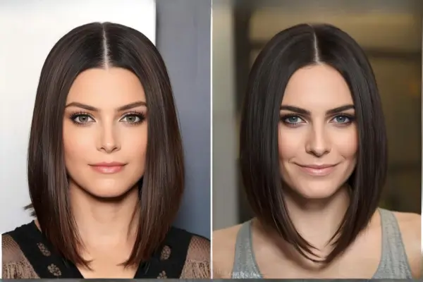 Sleek Straight Mid-Length Haircut hairstyle