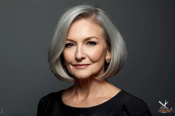 Smooth Rounded Bob (Over 60) haircut