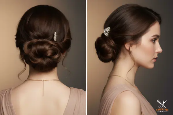 Twisted Mini Updo for Short Hair