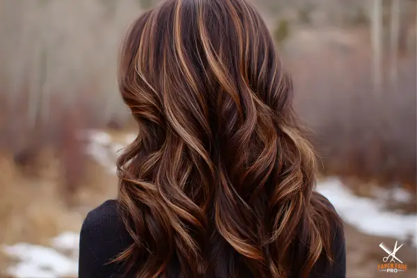 Caramel Highlights hair