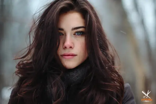 Deep Chocolate Brown hair color style taperfadepro.com