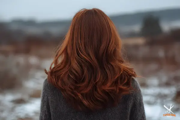 Red-Brown Melt hair