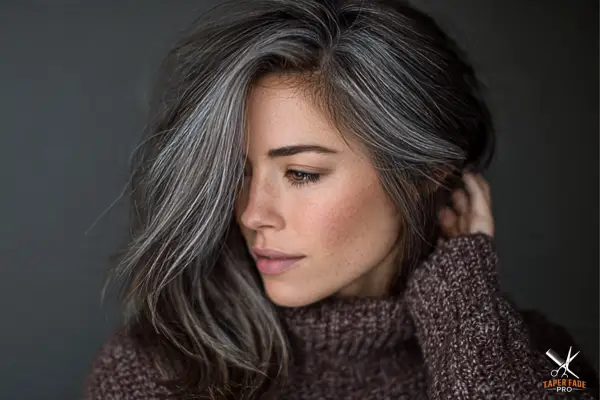 Winter Shades for Gray-Blending Brunettes